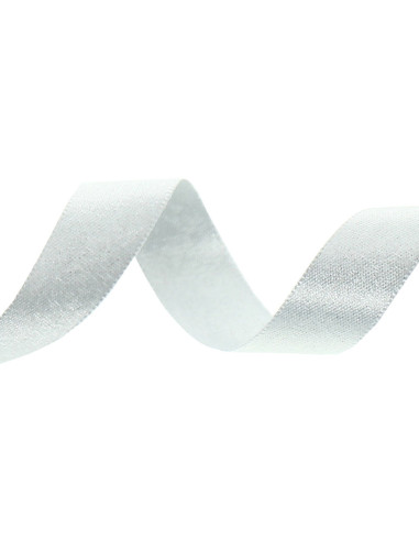 Ruban satin lurex - Argent