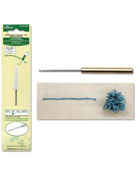 Aiguille pour l´outil de broderie pour fil n° 25 à 3 brins
