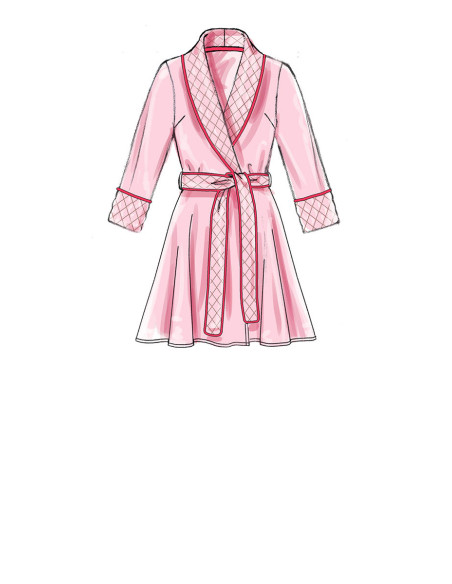 Patron de veste, peignoir, pantalon et ceinture - McCall's 7875