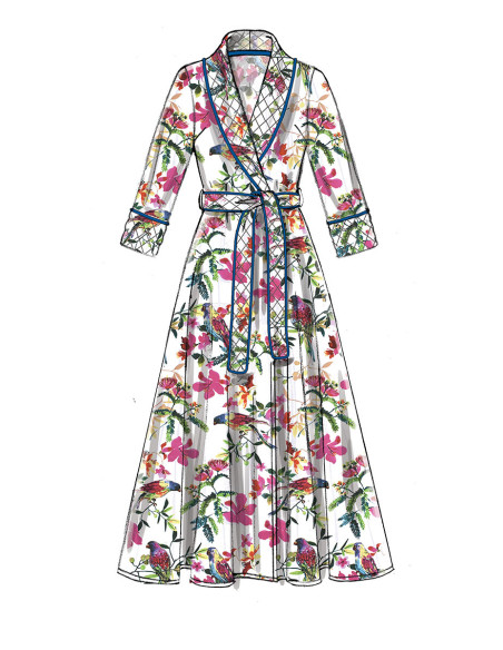 Patron de veste, peignoir, pantalon et ceinture - McCall's 7875