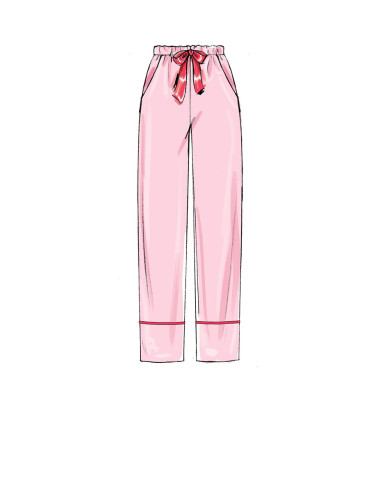 Patron de veste, peignoir, pantalon et ceinture - McCall's 7875