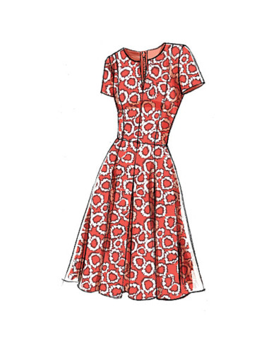 Patron de robe - Vogue 9167