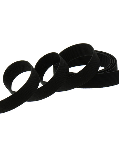 Élastique maille bracelet noir