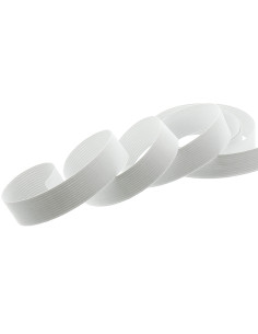 Élastique maille bracelet blanc
