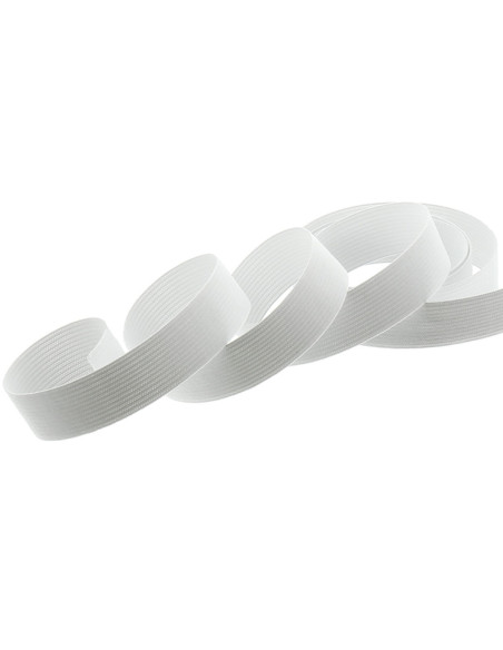 Élastique maille bracelet blanc
