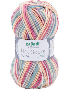 Laine à chaussettes Hot Socks color Gründl 2