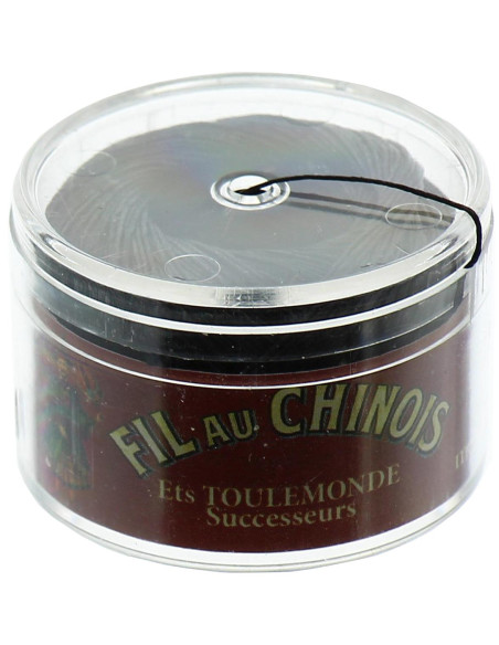 Capsule fil de lin retors glacé au chinois