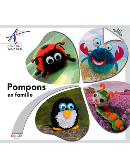 Livre pompons en famille