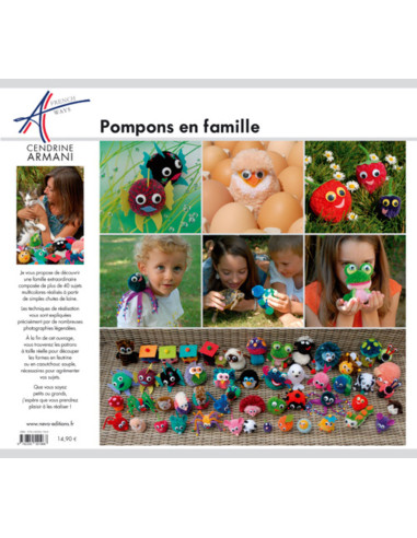 Livre pompons en famille