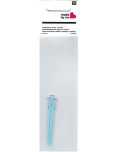 Jeu de 3 aiguilles courtes pour tissage