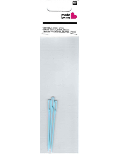 Jeu de 3 aiguilles courtes pour tissage