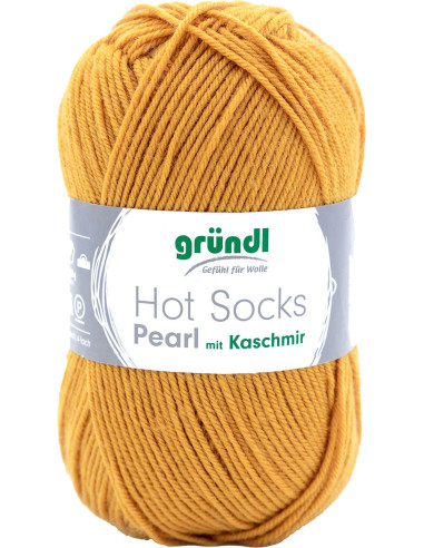 Laine à chaussettes Hot Socks Pearl uni Gründl