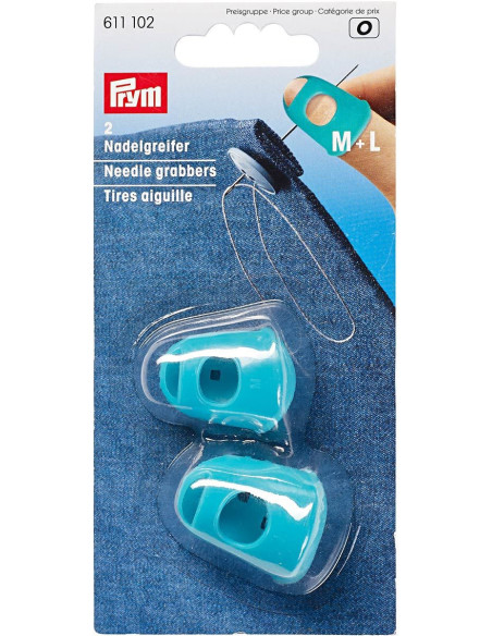Tires aiguille forme dé à coudre - Bleu turquoise
