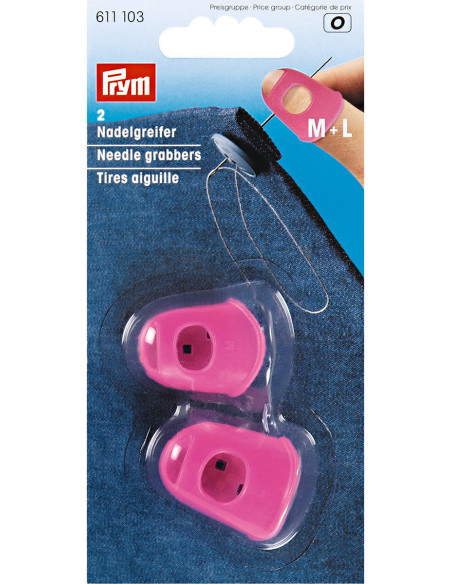 Tires aiguille forme dé à coudre - Fuchsia