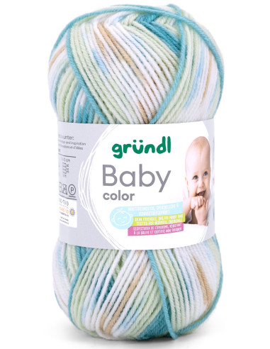 Fil layette Baby color Gründl