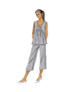 Patron de haut, robe et pantalon - Butterick 5792