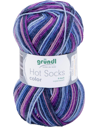 Laine à chaussettes Hot Socks color Gründl