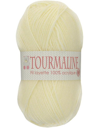 Sachet de 2 pelotes de fils à tricoter layette Tourmaline