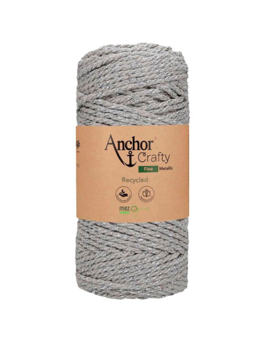 Coton macramé recyclé Crafty Fine Métallic Anchor