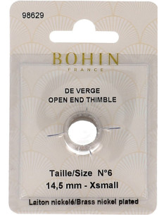 Dé à coudre tailleur ouvert Bohin 2