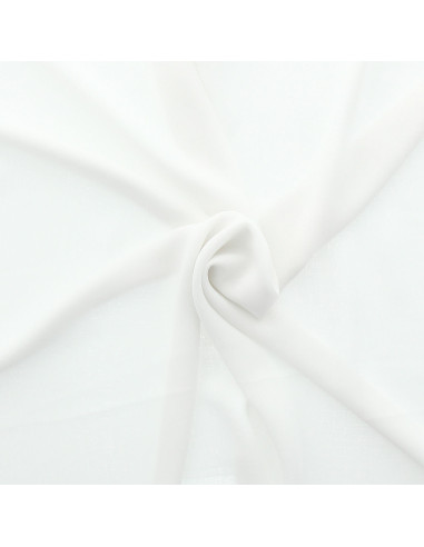 Tissu mousseline - Blanc