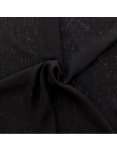 Tissu mousseline - Noir