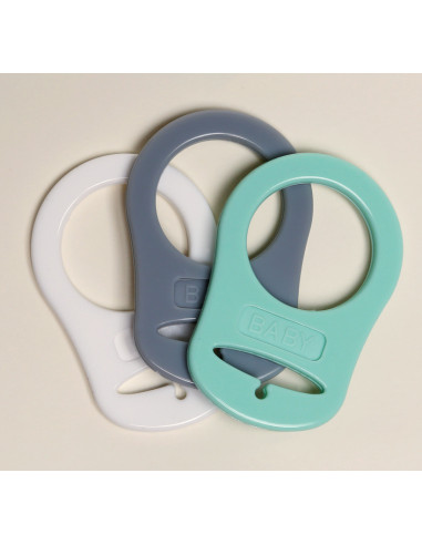 Anneaux clip en silicone pour attache-tétine