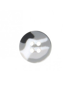 Bouton 4 trous militaire - Gris 2