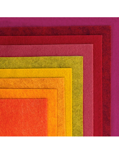 Assortiment feutrines Cinnamon Patch 15 cm x 15 cm