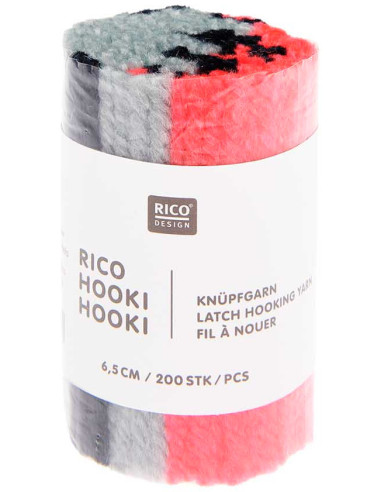 Fil à nouer 6,5 cm marbré Rico Hooki Hooki