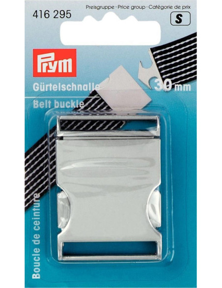 Boucle de ceinture métal 30 mm - Argent