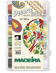 Valise de fils à broder SmartBox Decora n° 12 Madeira