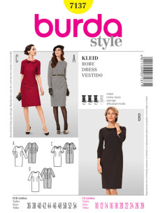 Patron de robe - Burda 7137
