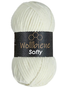 Fil chenille Softy Wollbiene 2