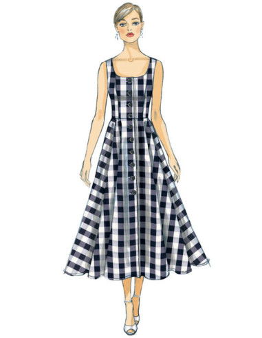 Patron de robe - Vogue 9182