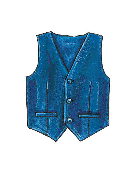 Patron de gilets, ceinture, noeud papillon et cravate - McCall's 7223