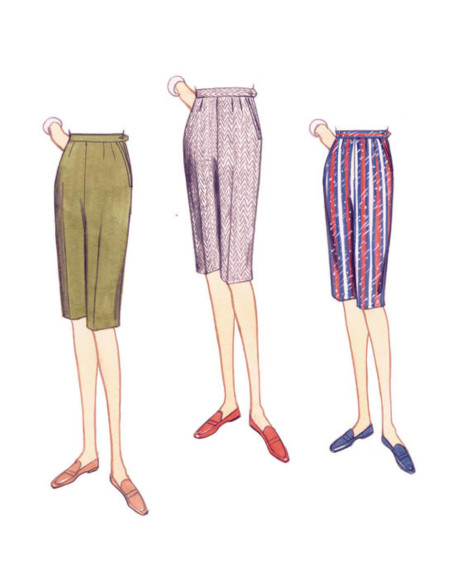 Patron de short et pantalon - Vogue 9189