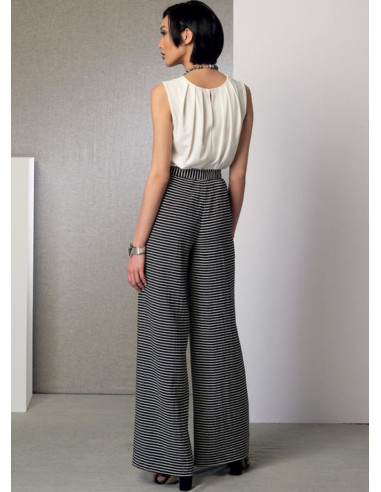 Patron de poncho, haut, short et pantalon - Vogue 9191