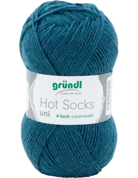 Laine à chaussettes Hot Socks uni 50 Gründl