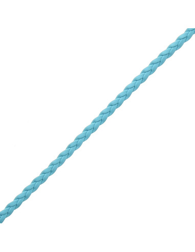 Tresse simili bleu ciel