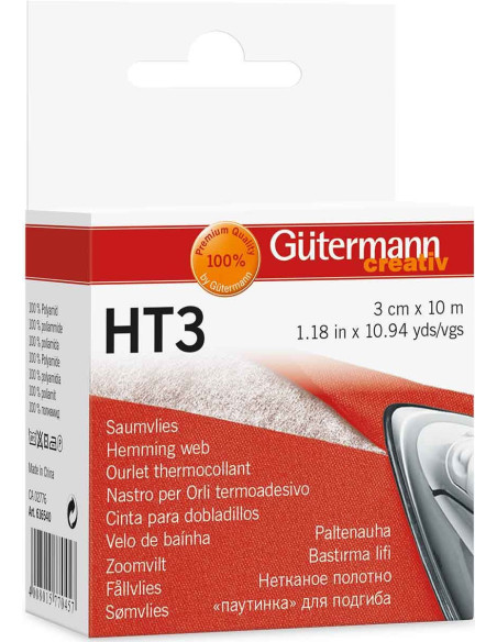 Ourlet thermocollant Gütermann - 3 cm x 10 m