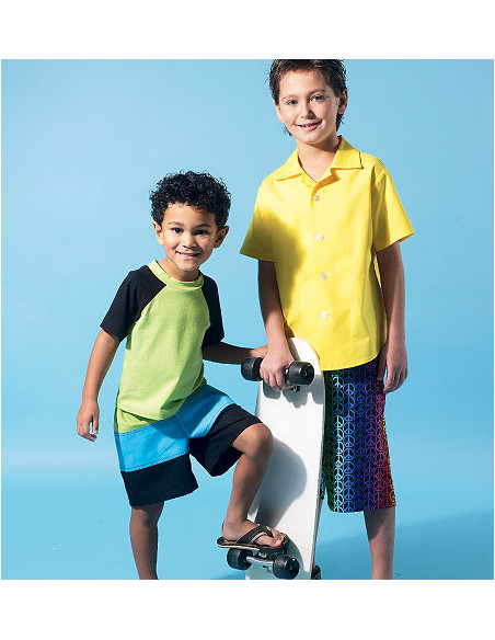 Patron de chemise, haut, short - McCall's 6548