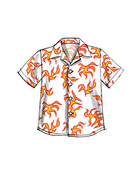 Patron de chemise, haut, short - McCall's 6548