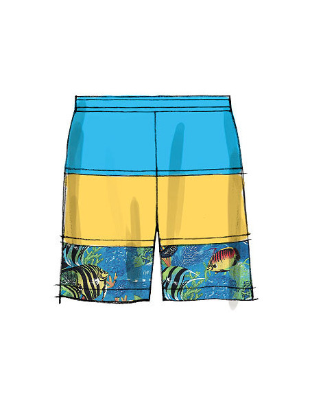 Patron de chemise, haut, short - McCall's 6548