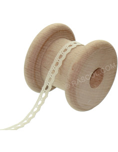 Dentelle coton Basic - Écru