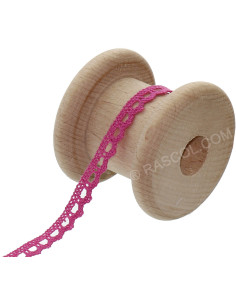 Dentelle coton Basic - Rose