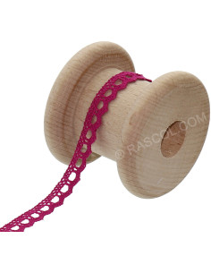 Dentelle coton Basic - Fuchsia
