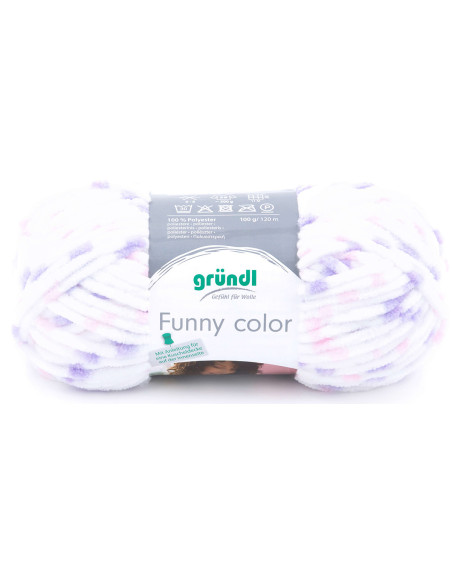 Fil chenille Funny Color Gründl