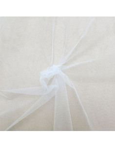 Tulle souple grande largeur - Blanc