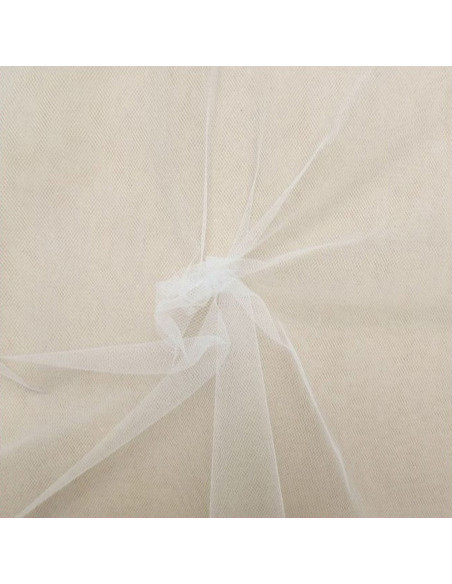 Tulle souple grande largeur - Écru